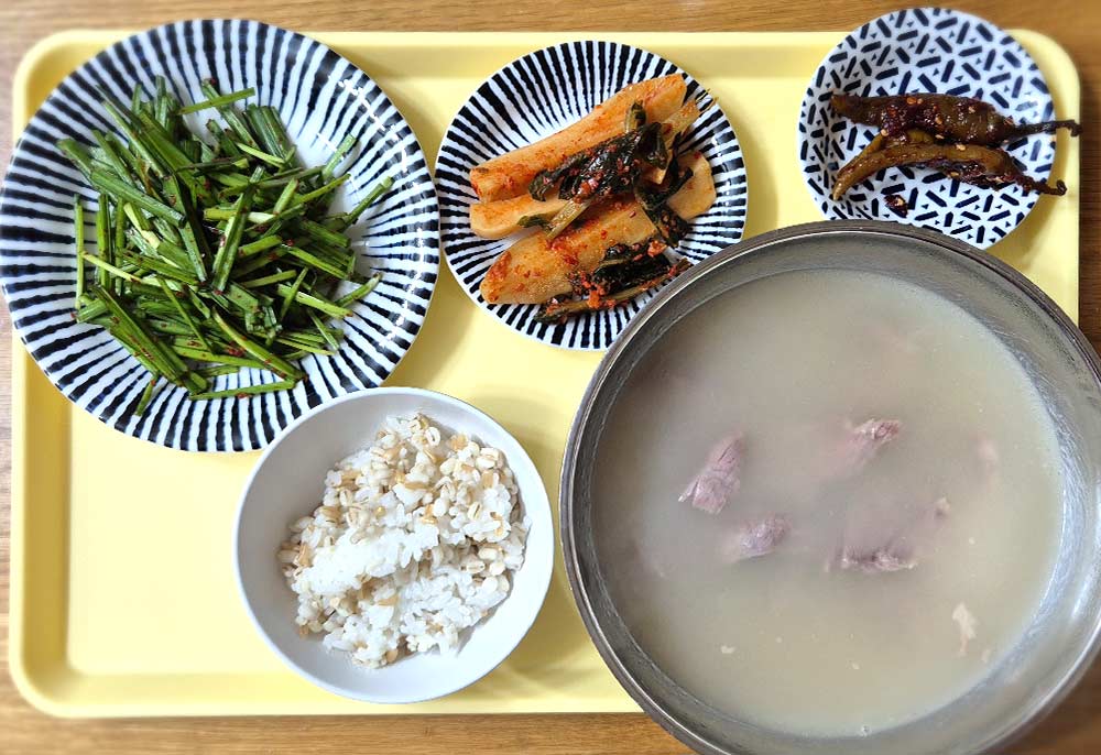 토요일 저녁 식단