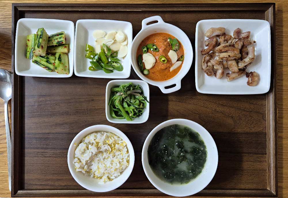 목요일 저녁 식단