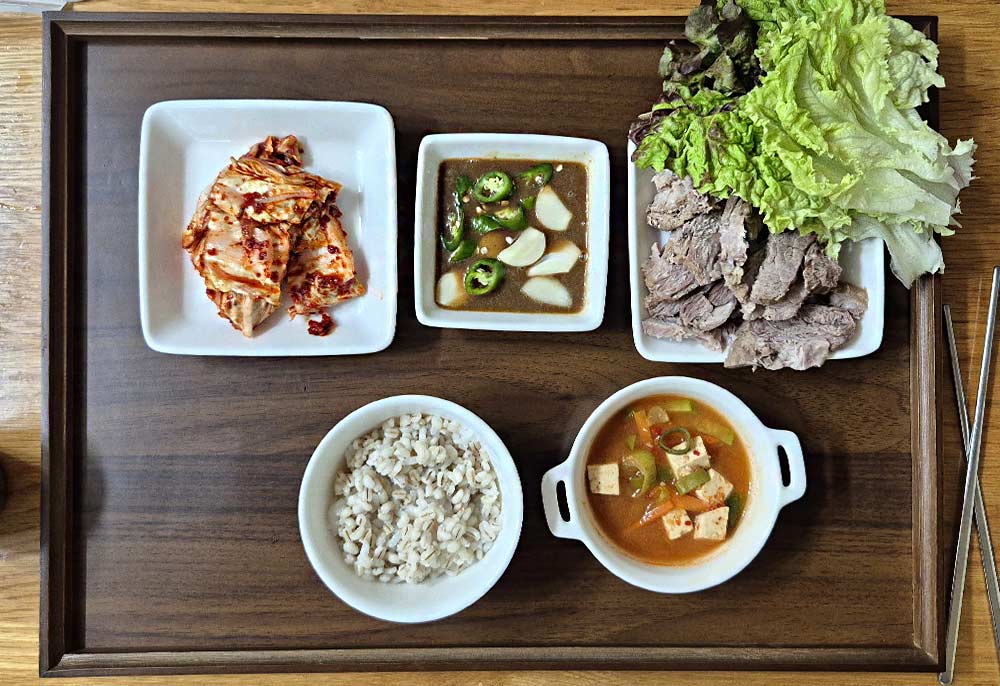 토요일 저녁 식단
